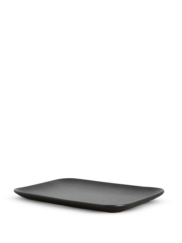 BYON Raw sort tallerken 20x40cm